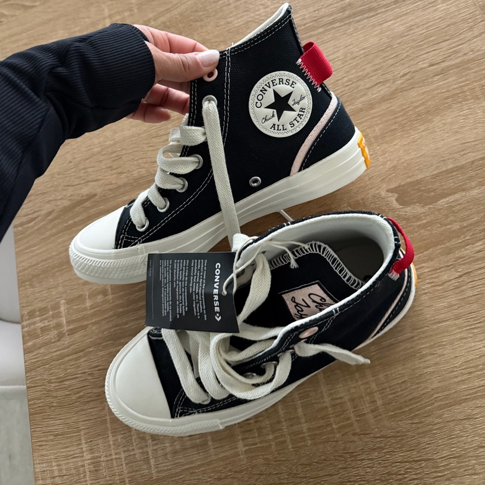 Converse Women's Black High-Top Canvas Sneakers